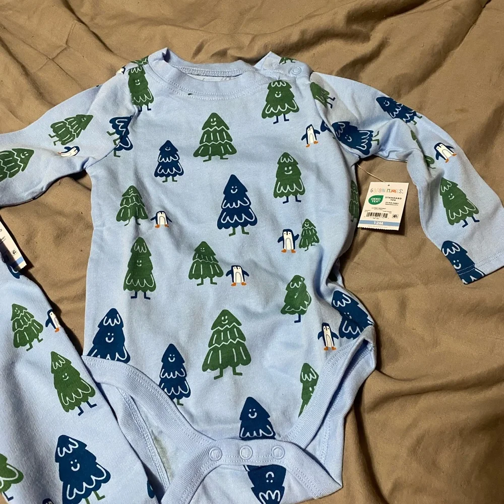 Garanimals‎ Blue and Green Tree Pattern Set